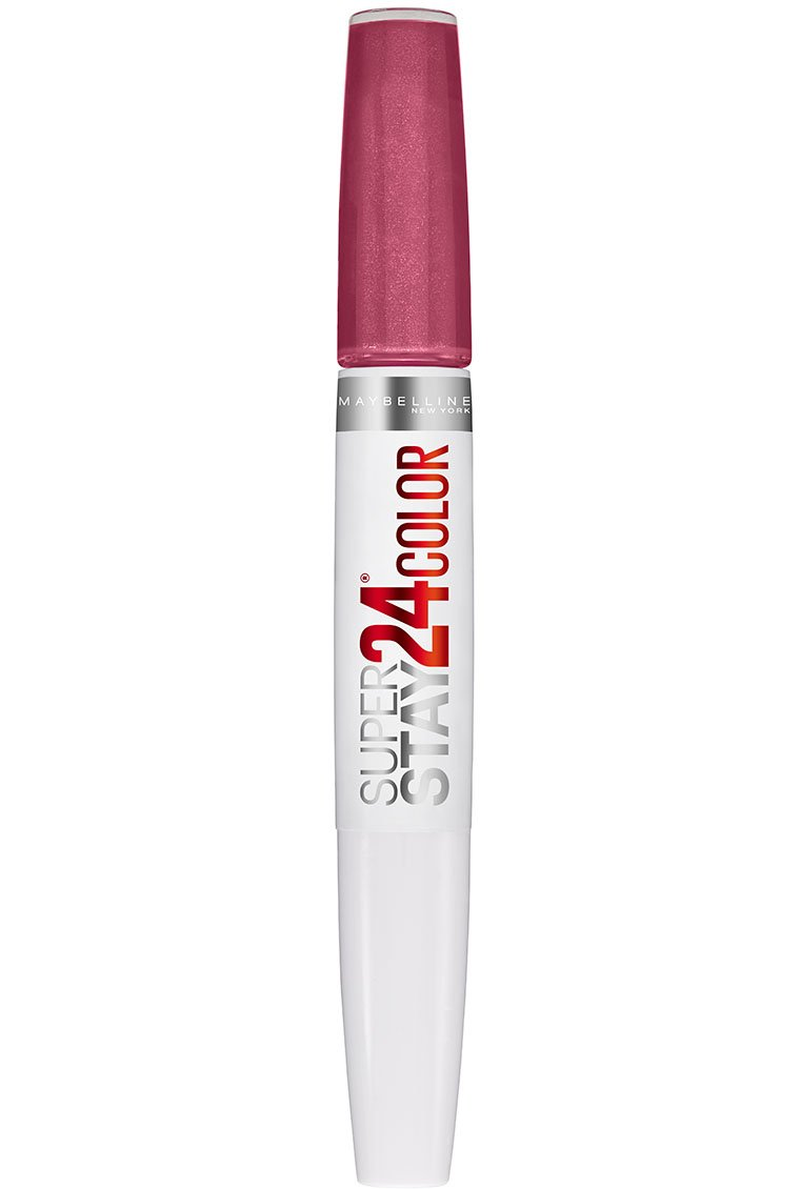 Super Stay 24, 2-Step Liquid Lipstick Makeup, Long Lasting Highly Pigmented Color with Moisturizing Balm, Timeless Rose, Pink, 1 Count