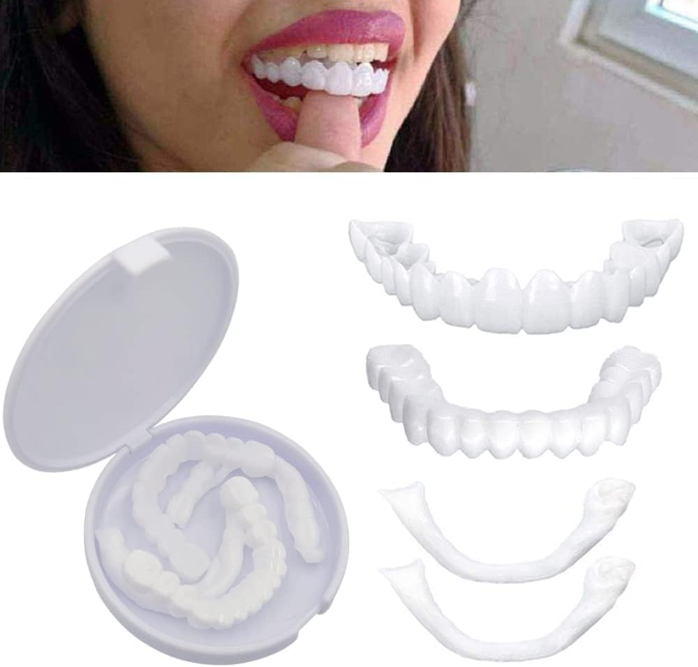 Dentadura postiza Sonrisa Dientes Personalizables Temporales Perfectos Falso