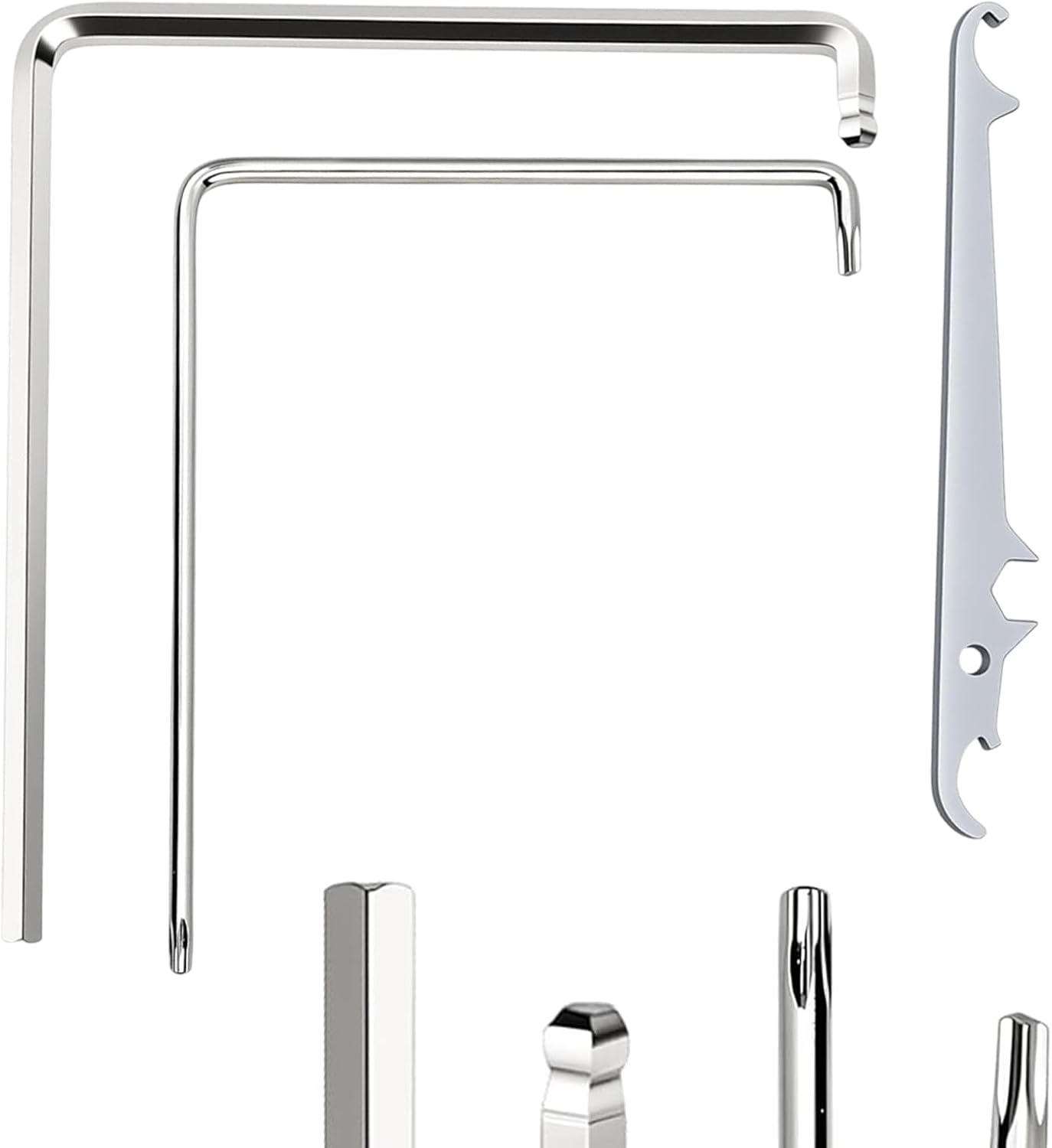 3 Stück Fenster Einstellwerkzeug Set-1 Ecklagerschlüssel Und 2 Fenster Einstellschlüssel-Gebogener 4Mm Sechskant Und Torx TX15 Für Fenster & Türen, Fensterbeschläge Ersatzteile