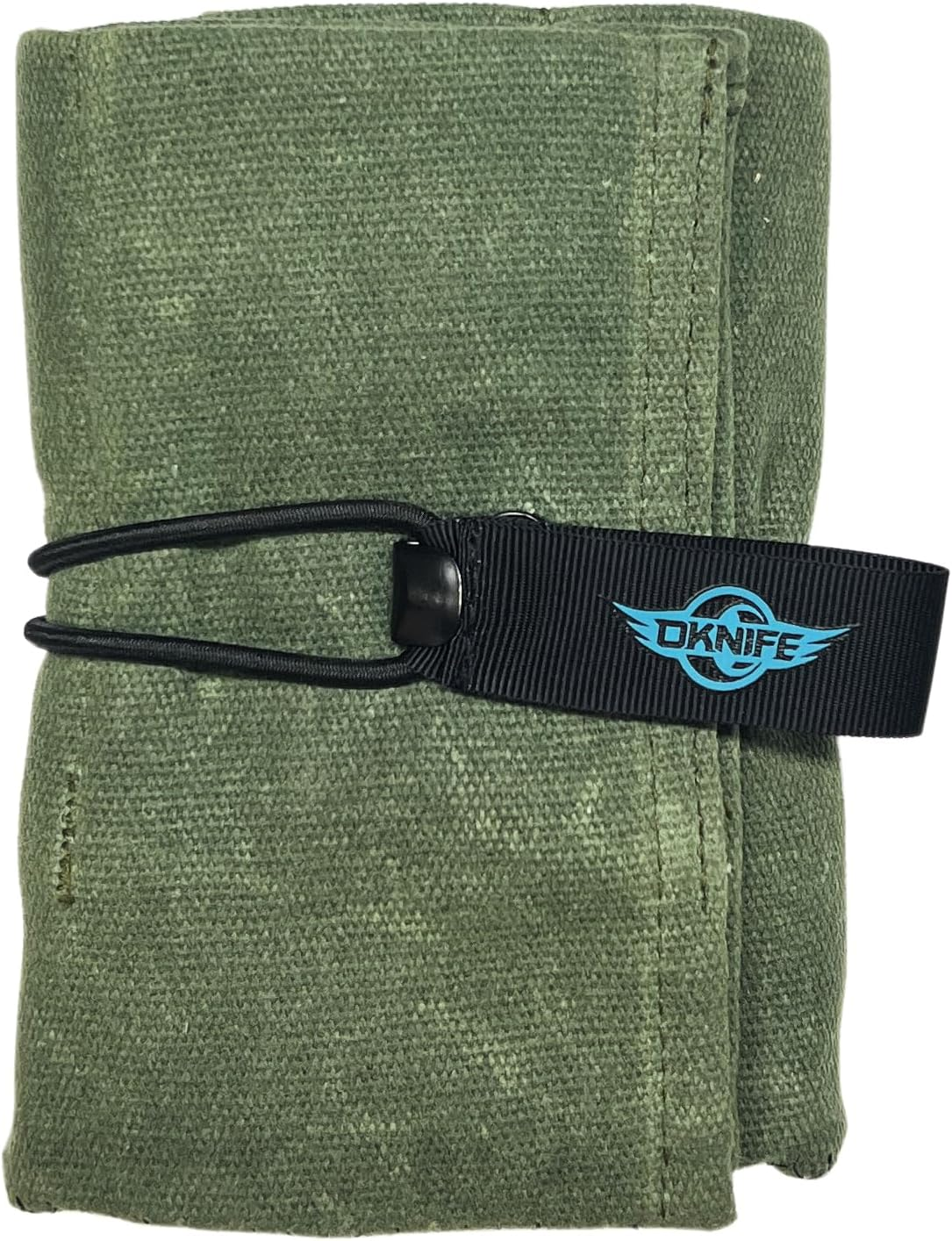 OKNIFE Exploit Mini Tactical EDC Pouch, Multifunctional Flashlight Knife Bag, Tool Roll Display Storage Bag with 6 Slots for Olight Flashlights and Tools (ODG)