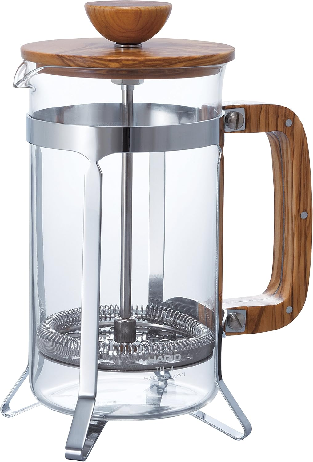 Olive Wood 600Ml Coffee and Tea Press - Elegant Brewing Experience