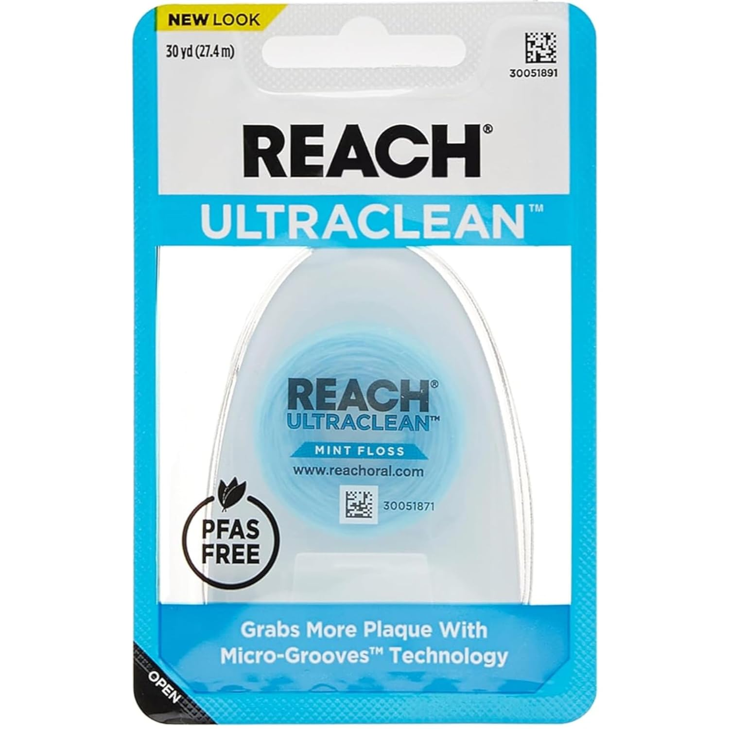 Ultraclean Dental Floss Mint 30 Yards (Pack of 3)
