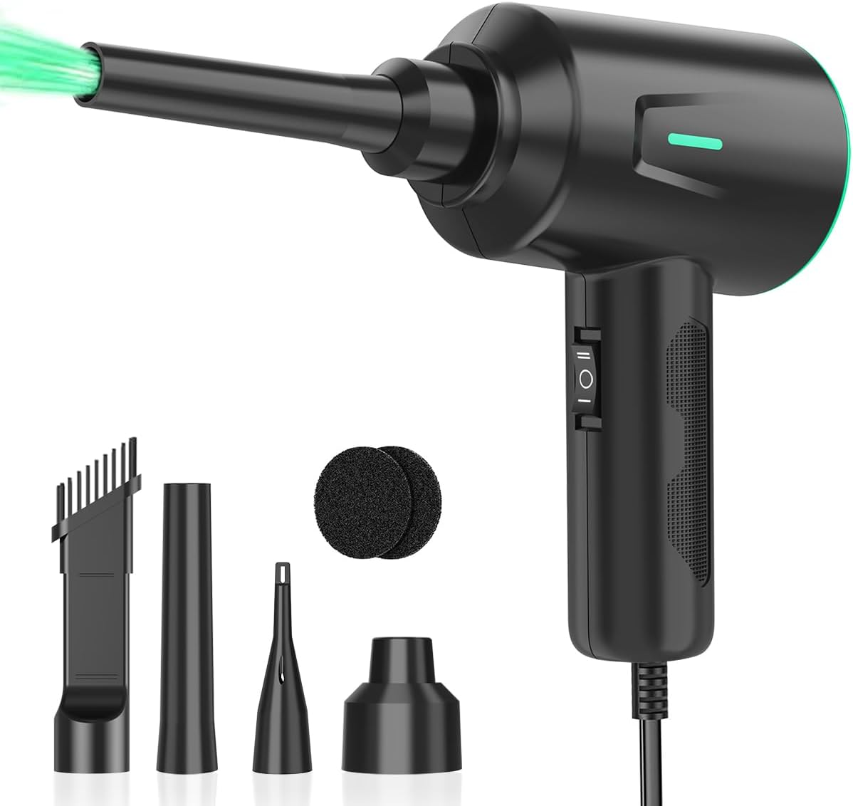 Electric Air Duster - High Power 5.74oz Cleaning Blower for Computers - PC