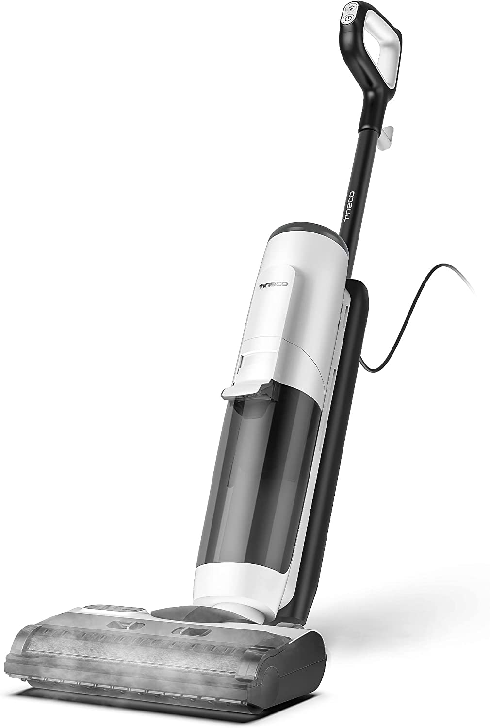 Corded Wet Dry Vacuum Steam Mop All-In-One, Hardwood Floor Cleaner Great for Sticky Messes, Floor ONE S5 Steam Smart for Hard Floors with Digital Display and Long Run Time
