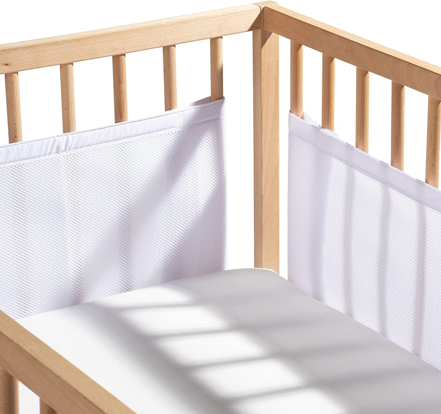 Airwrap 4 Sides Mesh Cot Liner, White - Picture 6 of 13
