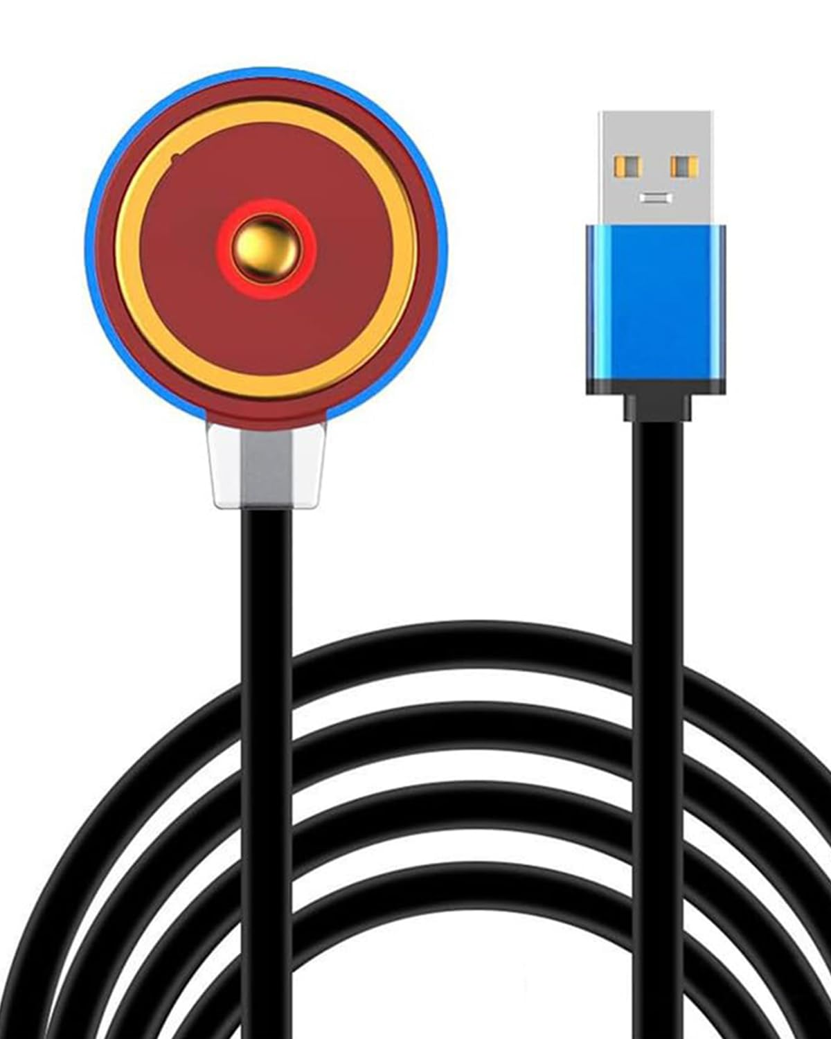MCC 3 1A/1.5A/2A Charger for Olight Odin, Odin Mini, Pl-Pro, Baton3, Warrior Mini 2, Perun 2, Seeker 3 Pro, Warrior X3 3S, Baldr Pro R - Flashlight Charging Cable - 3.3Ft / 100CM