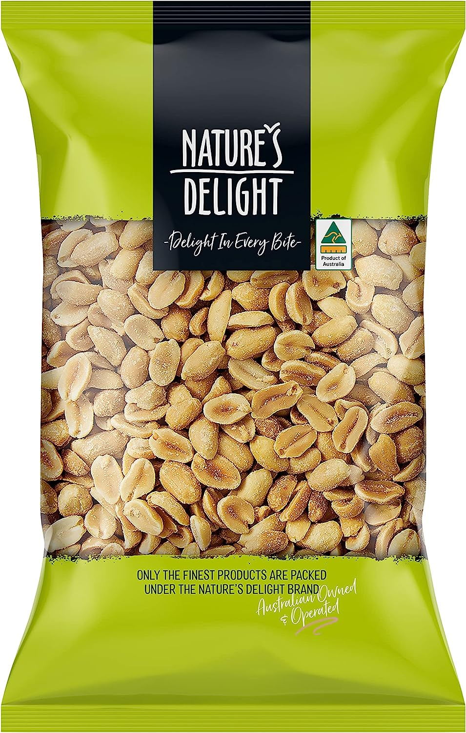 Natures Delight (Australian) Unsalted Peanuts 500 G - Picture 2 of 2