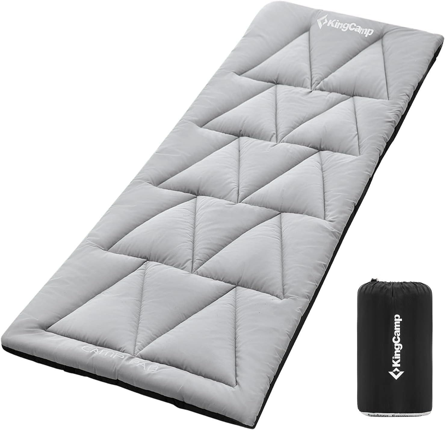 Cot Mattress, Portable Lightweight Camping Sleeping Mat Soft Comfortable Non-Slip Cot Pad for Camp Cot, RV Bunk & Twin Beds