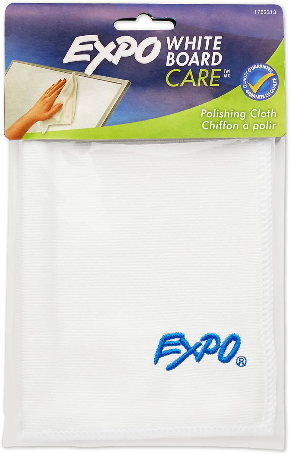 Microfiber Cleaning Cloth, White, 1 Count - Washable, Reusable, for Whiteboard, School, Classroom, Office, Teacher Supplies