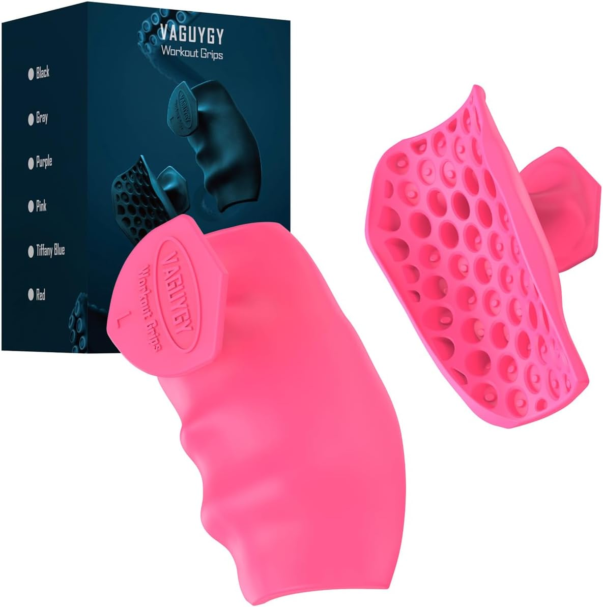 Workout Grips,Rubber Fingerless Gym Gloves, Pull up Grips for Men Women Crosstraining Palm Grips Hand Protection，Suitable for Gym & Home Workouts, Improves Grip Strength