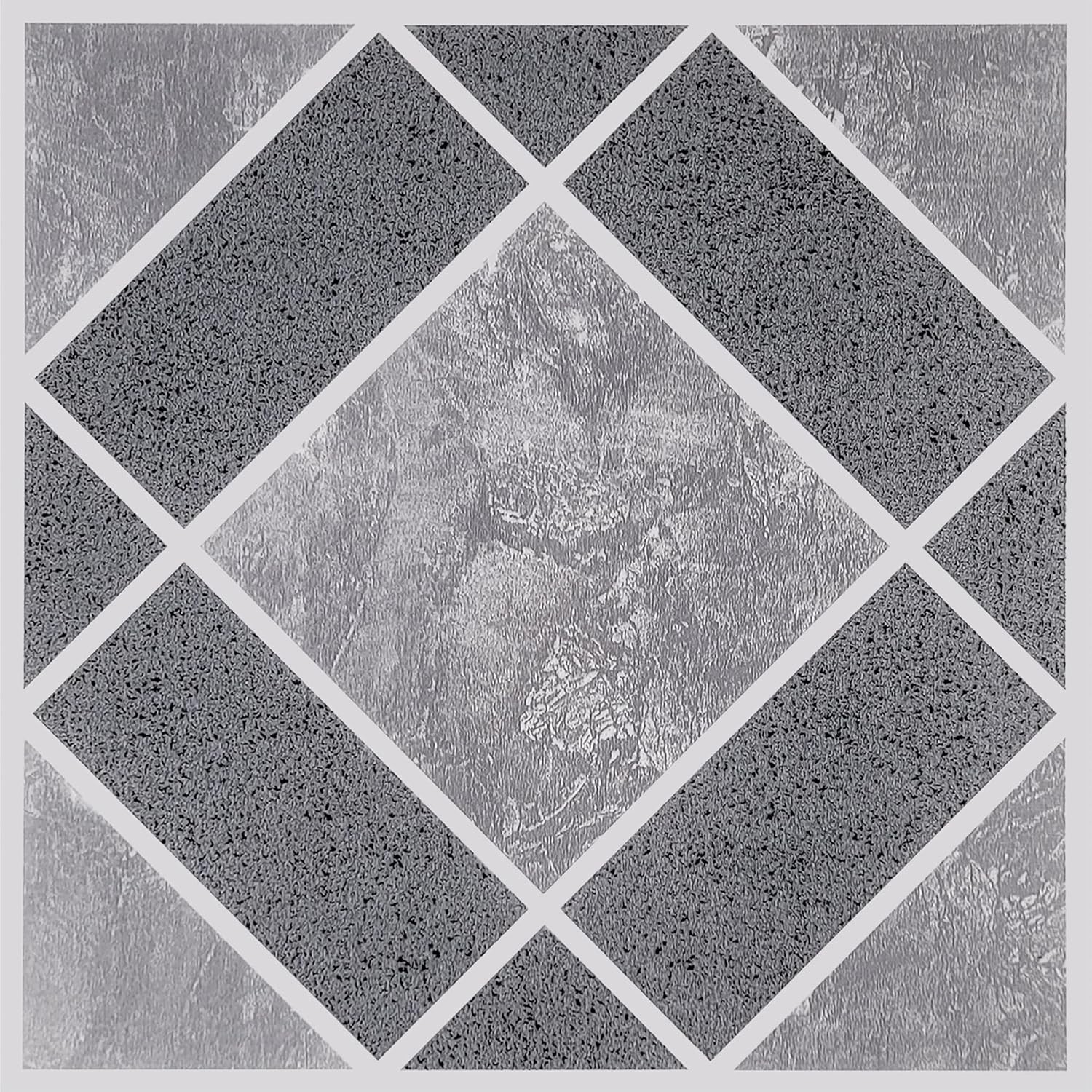 Nexus Self Adhesive 12-Inch Vinyl Floor Tiles, 20 Tiles - 12