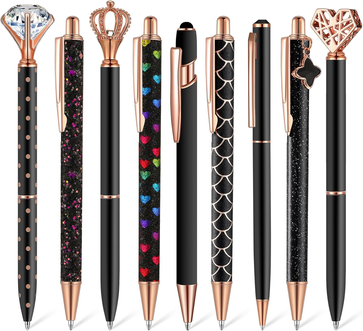 INNObeta Puzzle Lover's Ballpoint Pen Set – 4 Pack, Engraved Aluminum Pens, Gift For Women & Adults