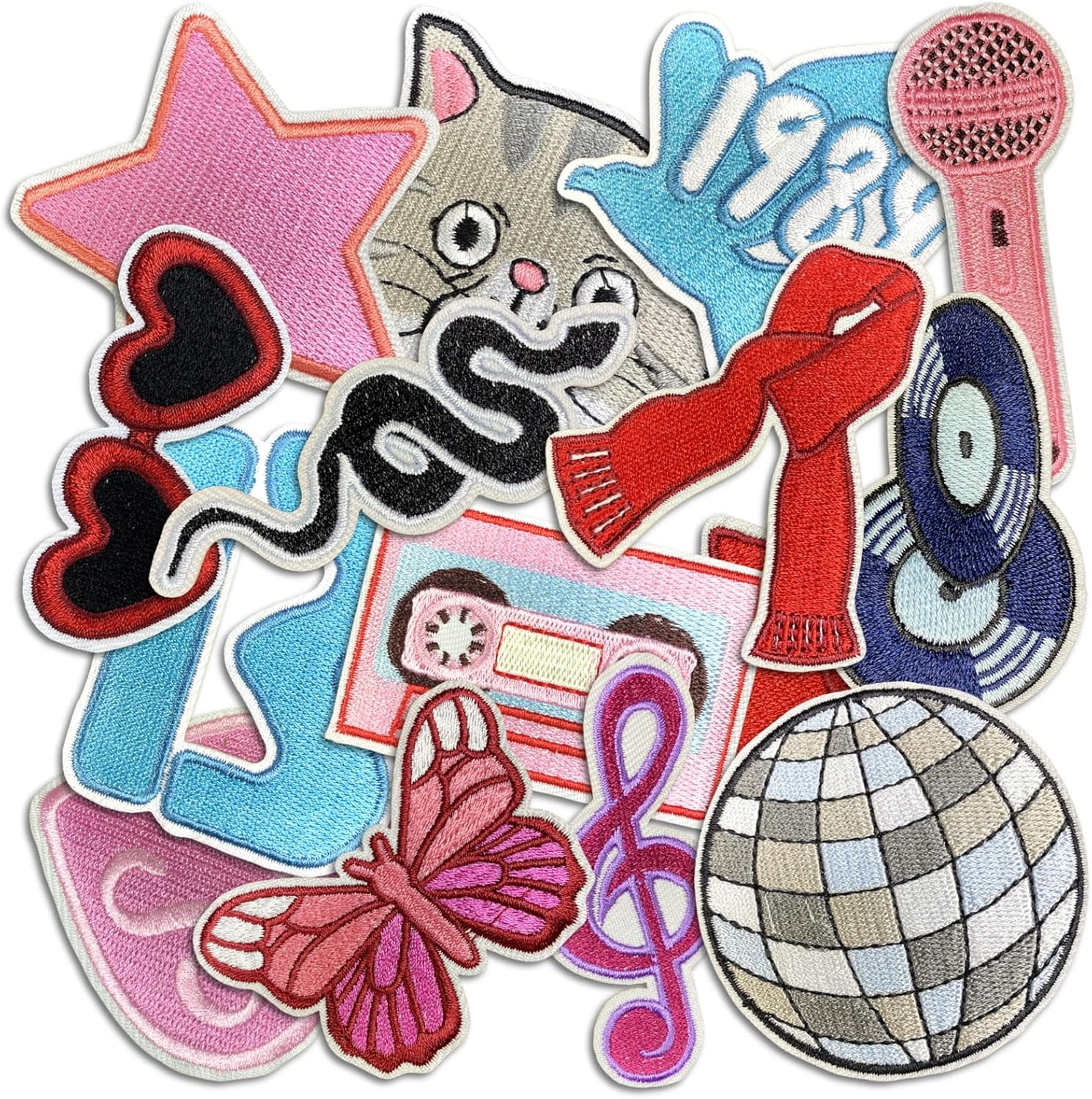 Trendy Patch, Fashion Iron On Patches, Cute DIY Sewing Decor Patches for Back... - Picture 11 of 17