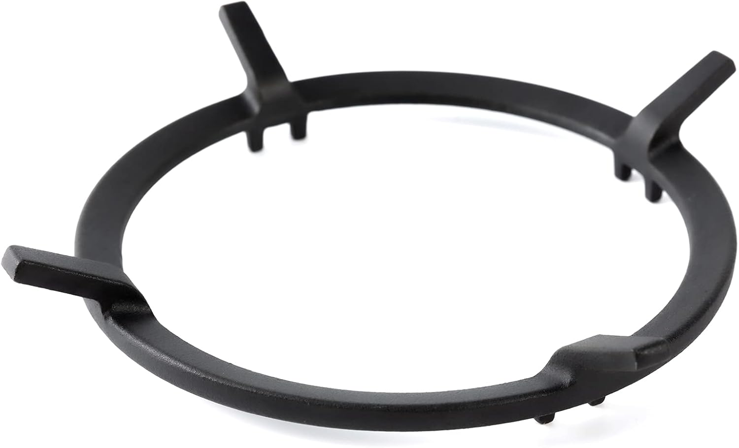 Wok Ring, Wok Support Ring Gas Stove Parts Compatible with GE Stove Cast Iron Burner Grate Stand W10216179 Whirlpool Kitchenaid Samsung Bosch Jenn Air Kitchen 7 Inch Stove Accessories