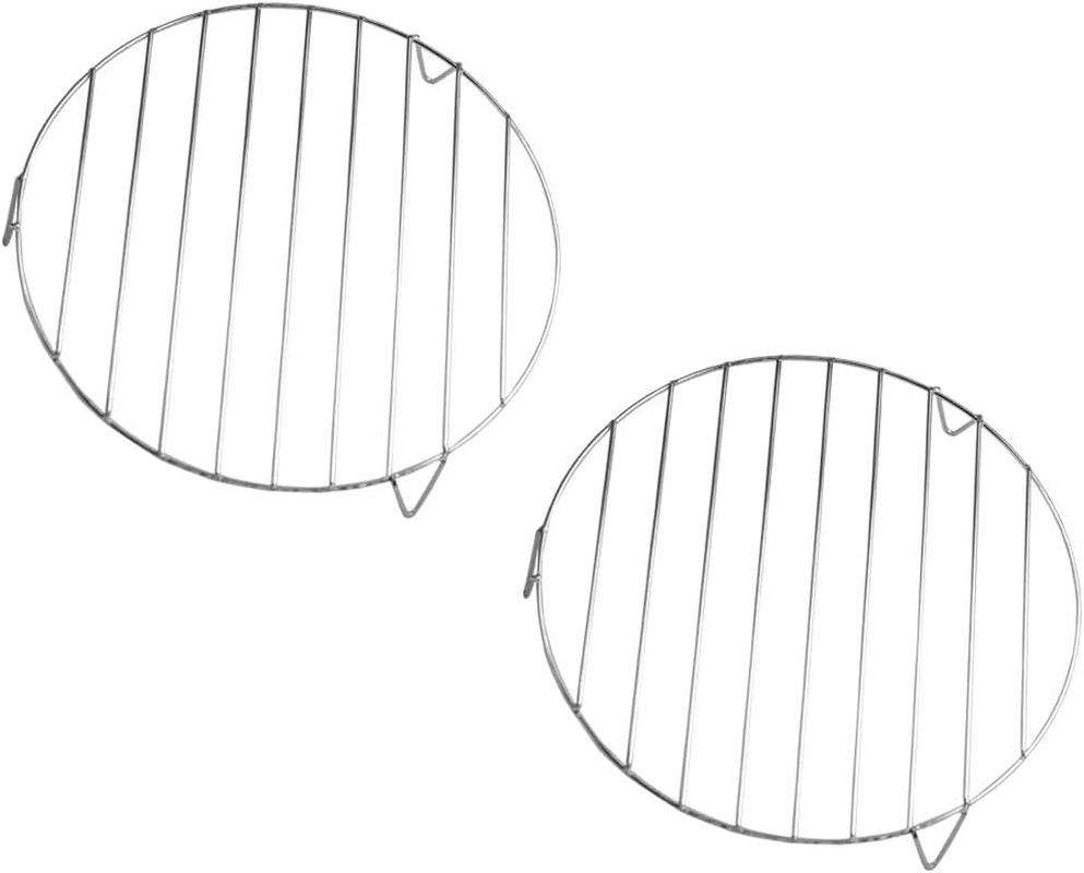 Small round Cooling Rack 2 Pack - 7 X 7 Inches – Stainless Steel