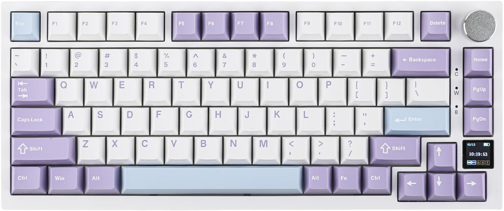 EPOMAKER Ajazz AK820 Pro 75% Gasket-Mounted Mechanical Keyboard with TFT Scre... - Picture 2 of 10