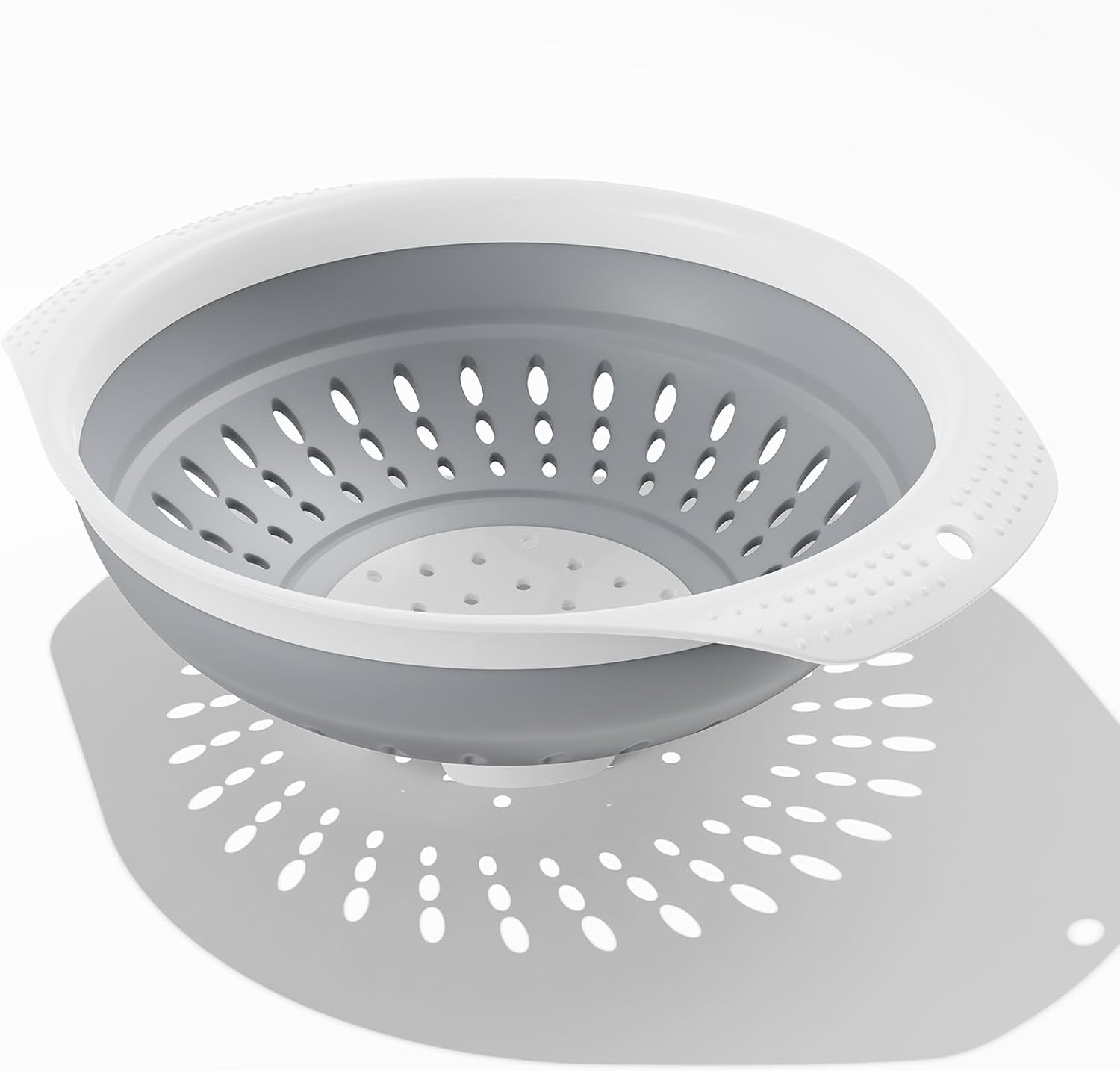 Escurridor Plegable De Alimentos De 5 Cuartos Con Asas Reforzadas Para Cocina