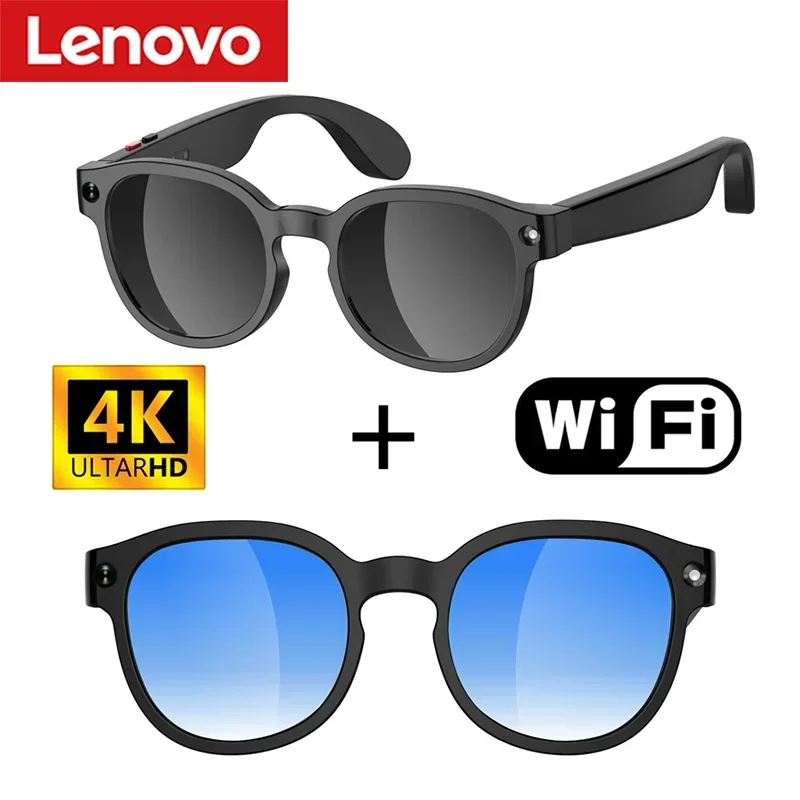 AI Smart Glasses 800W 4K HD Camera Real-Time Translation Call Music Recording Smart Glasses for Outdoor Travel New