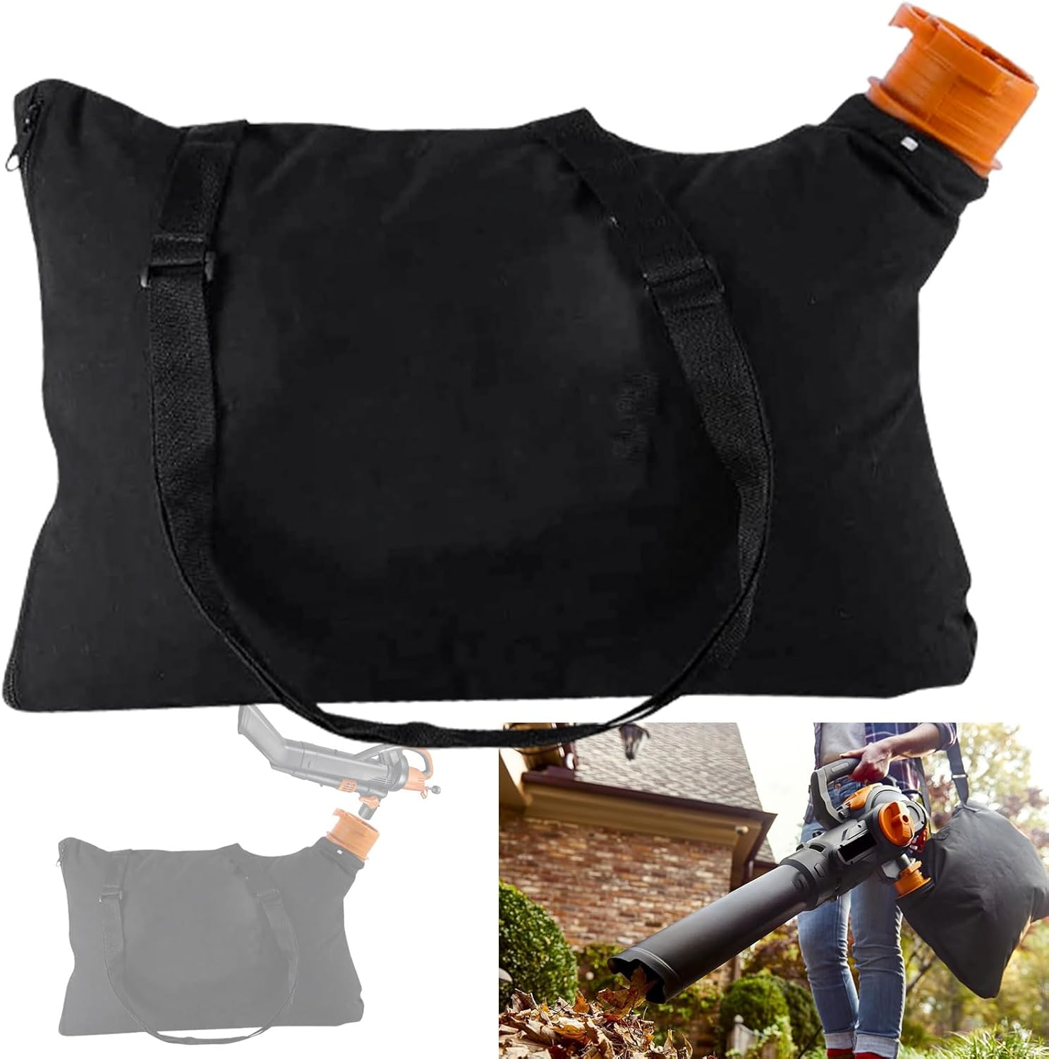 Trivac Leaf Collection Bag WGBAG500 for Worx Vacuum Blower Replaces WG500-518 New