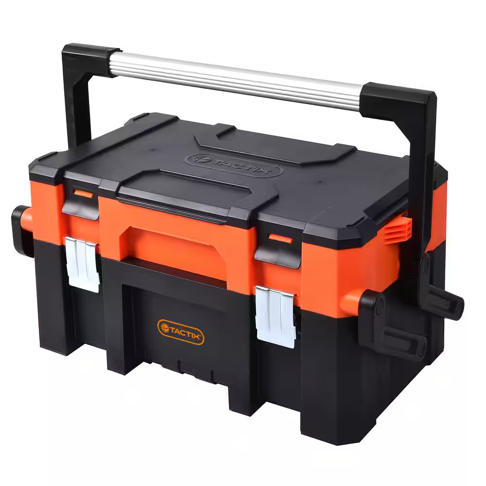22.75 in. Portable Tool Box - Toolbox for Home or Garage