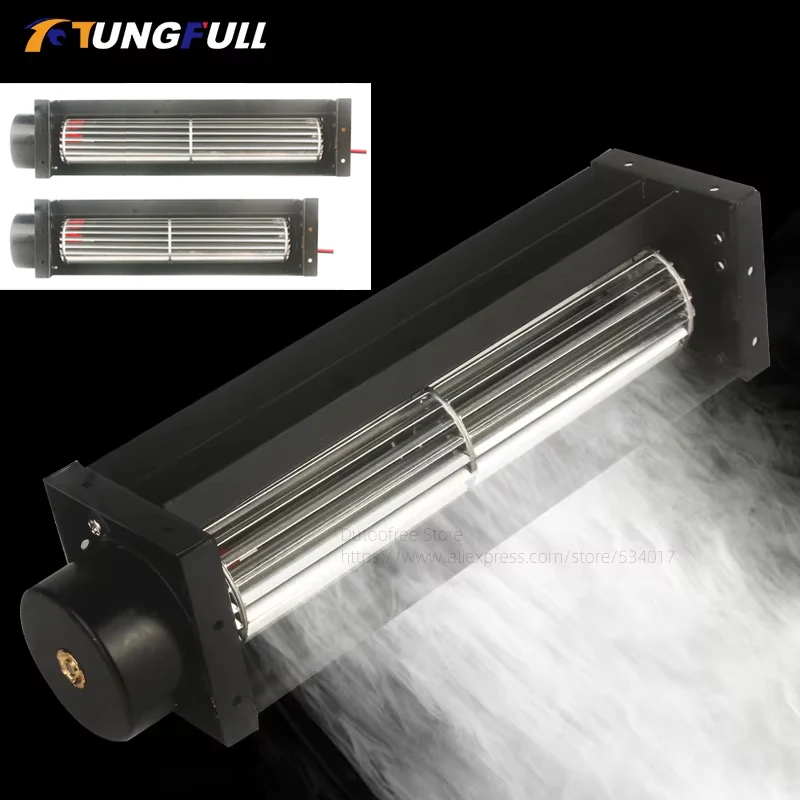Cross Flow Fan DC12V/ 24V Small Drum Fan Crossflow Cooling Fan Airflow Crossflow Ventilation Crossflow Fan Small Blower
