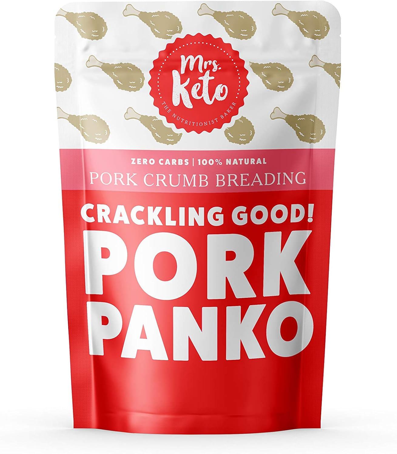 carbs in pork crackling
