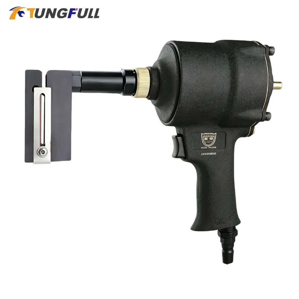 Heavy Duty Pneumatic Rivet Gun, Industrial Punching Tool for Metal Stainless Steel Sheet, Auto Nail Gun, DIY Installation