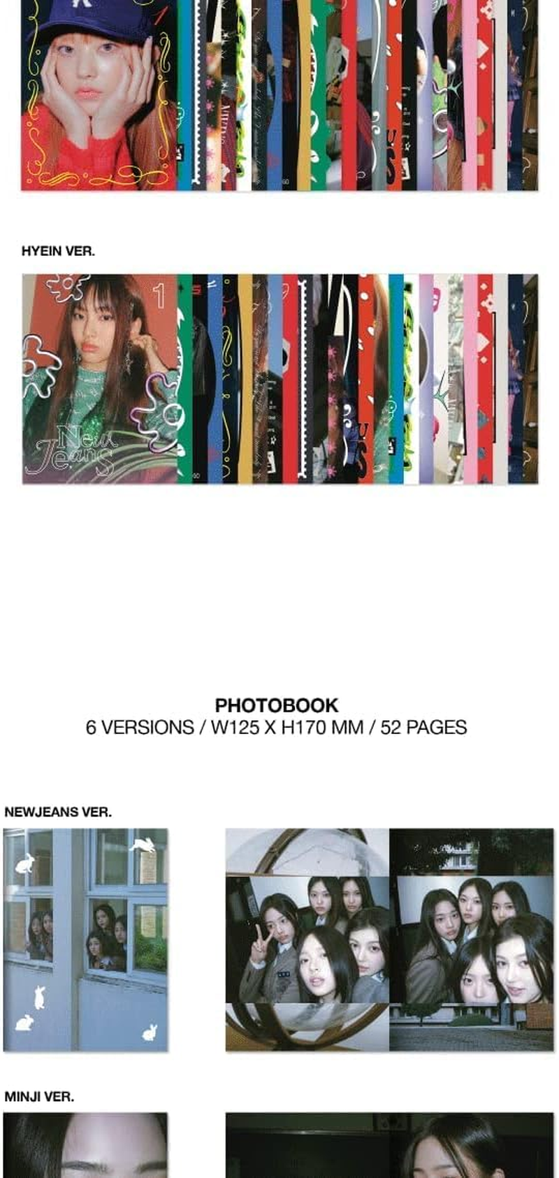 NewJeans OMG 1st Singile Album Message Card Version CD+Photobook+Message Card... - Picture 4 of 17