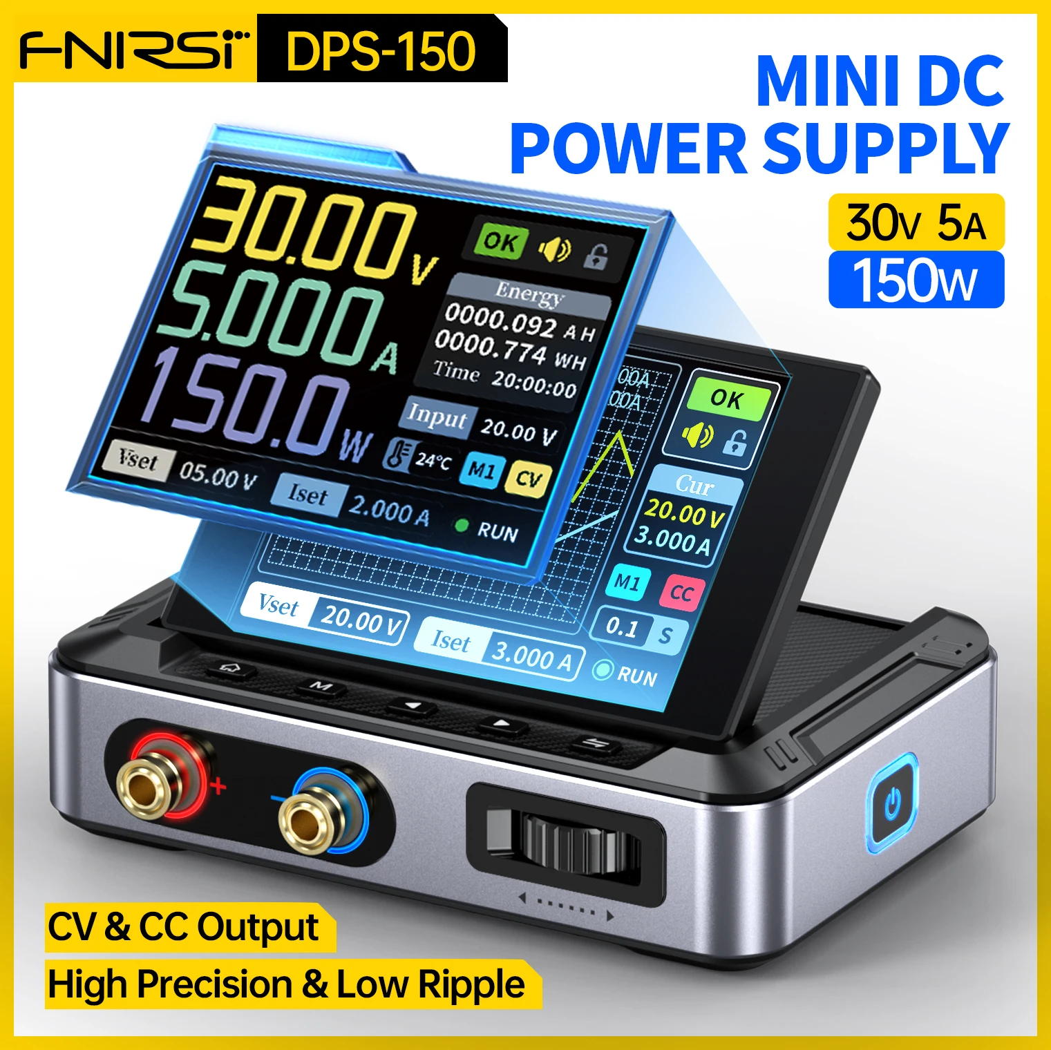 DPS-150 Laboratory DC Power Unit Adjustable 30V 5A 150W Digit Display Mini Portable Regulator Switching Power Unit