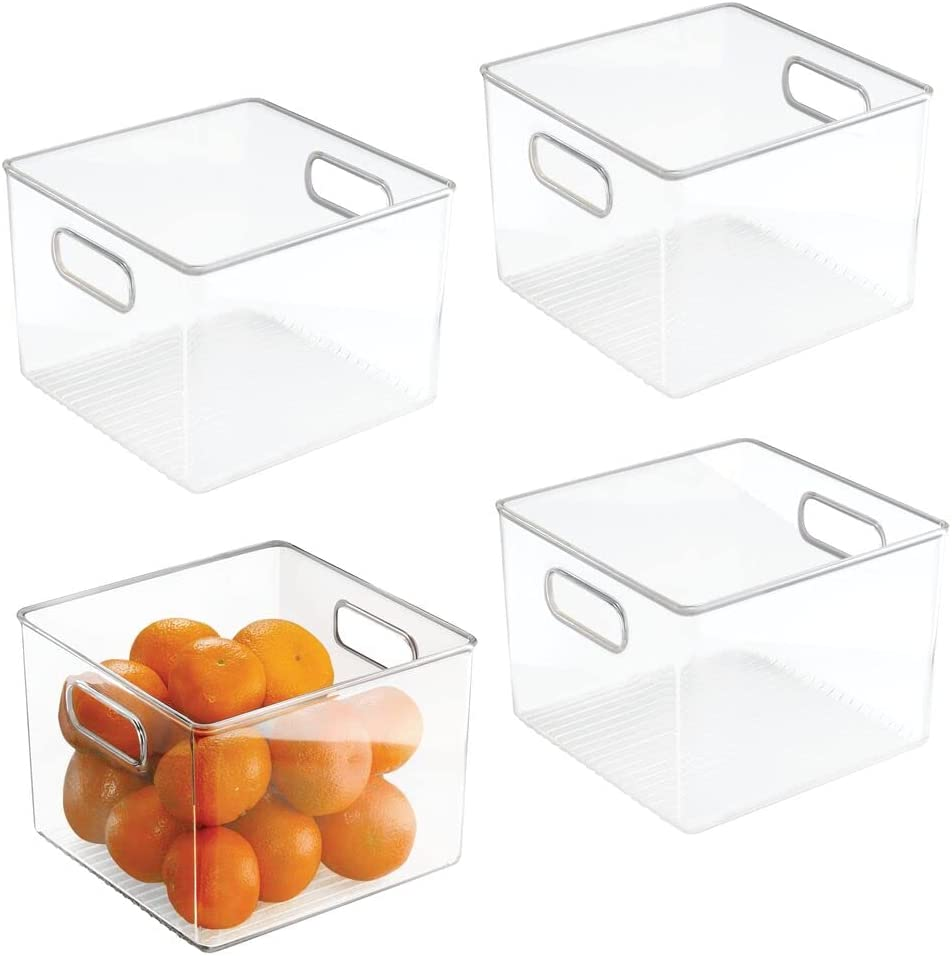 Idesign Plastic Fridge and Pantry Storage Bins, Organizer Container for Kitchen, Bathroom, Office, Craft Room, Bpa-Free, 8