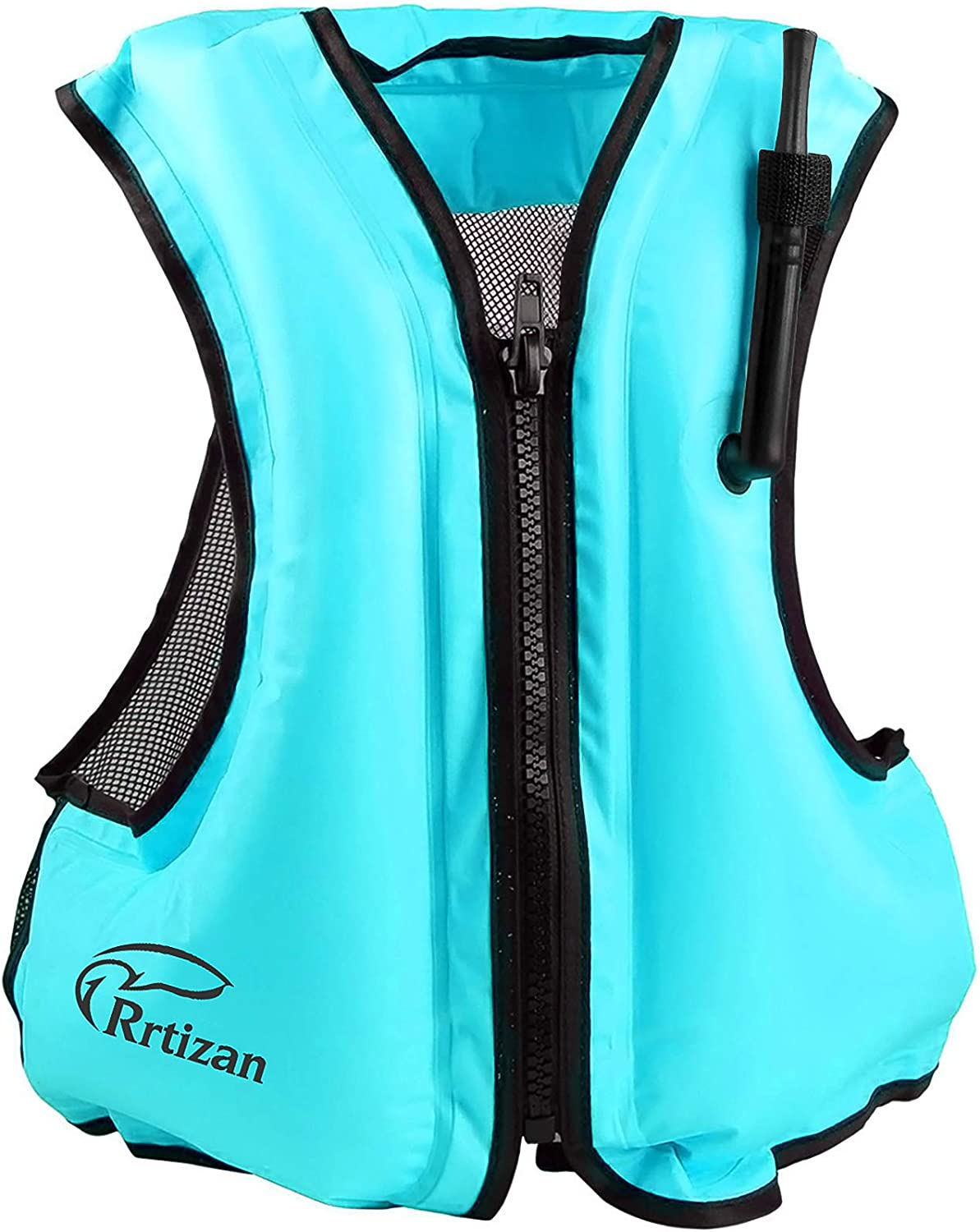 Inflatable Snorkel Vest for Adult, Travel Snorkeling Vest for Swimming, Snorkeling, Paddleboarding, Swim Vest Adult Suitable for 90-220Lbs