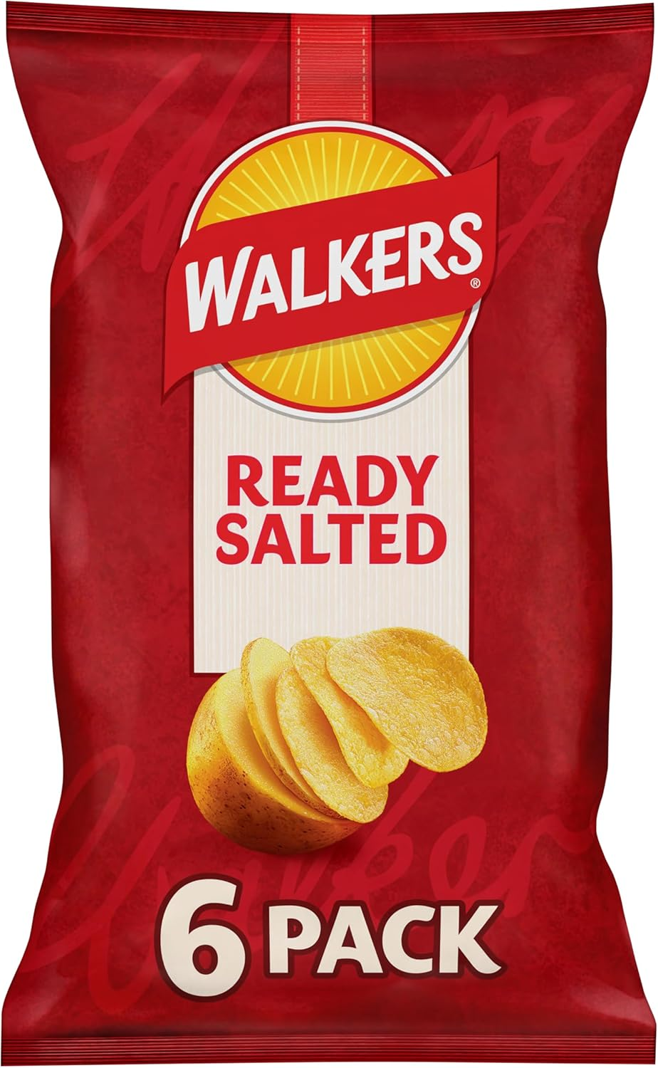 Walkers Ready Salted Multipack Crisps 6x25g