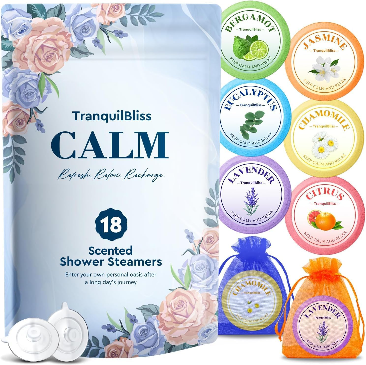 Shower Steamers, 18 PCS Set, Self Care Relaxation Shower Tablets with Shea Butter, Shower Bombs, Christmas Gift Ideas for Mother'S Day, Women, Wife