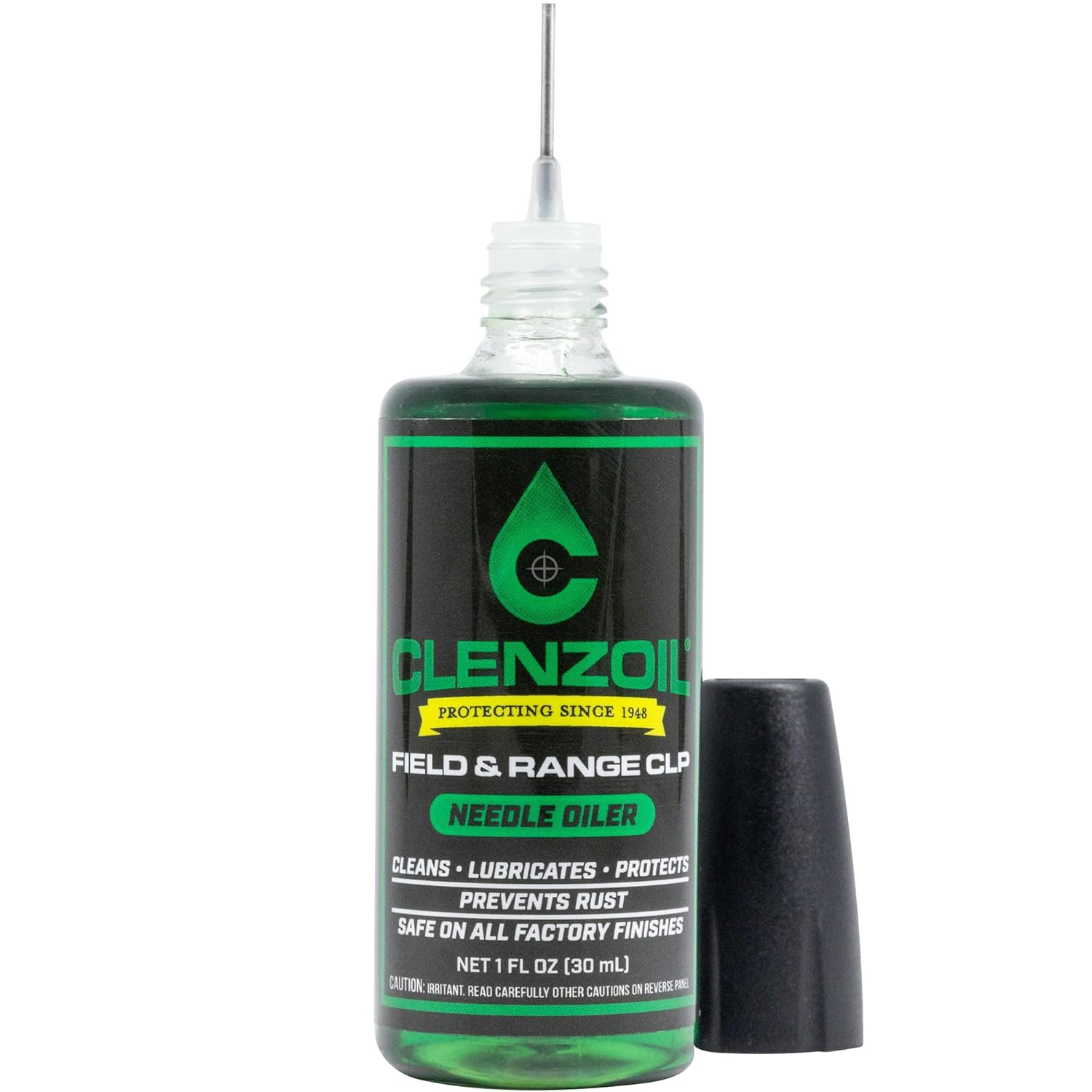 Field & Range Gun Cleaner Lubricant Protectant [CLP] Needle Oiler | Gun Cleaner + Lube in One | 1Oz. Bottle of Gun Oil W/Steel Precision Needle Oiler Tip