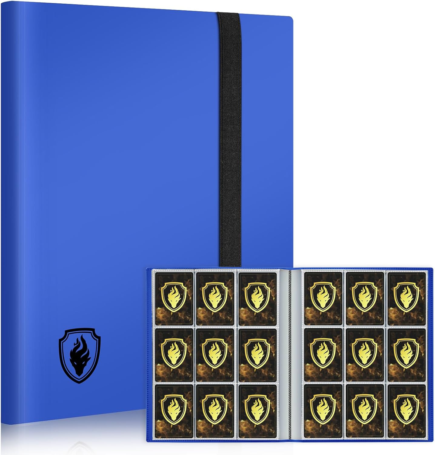 fabmaker card binder Trading Card Binder 9 Pocket, Fabmaker Card Collection Binder for 360 Cards, NEW