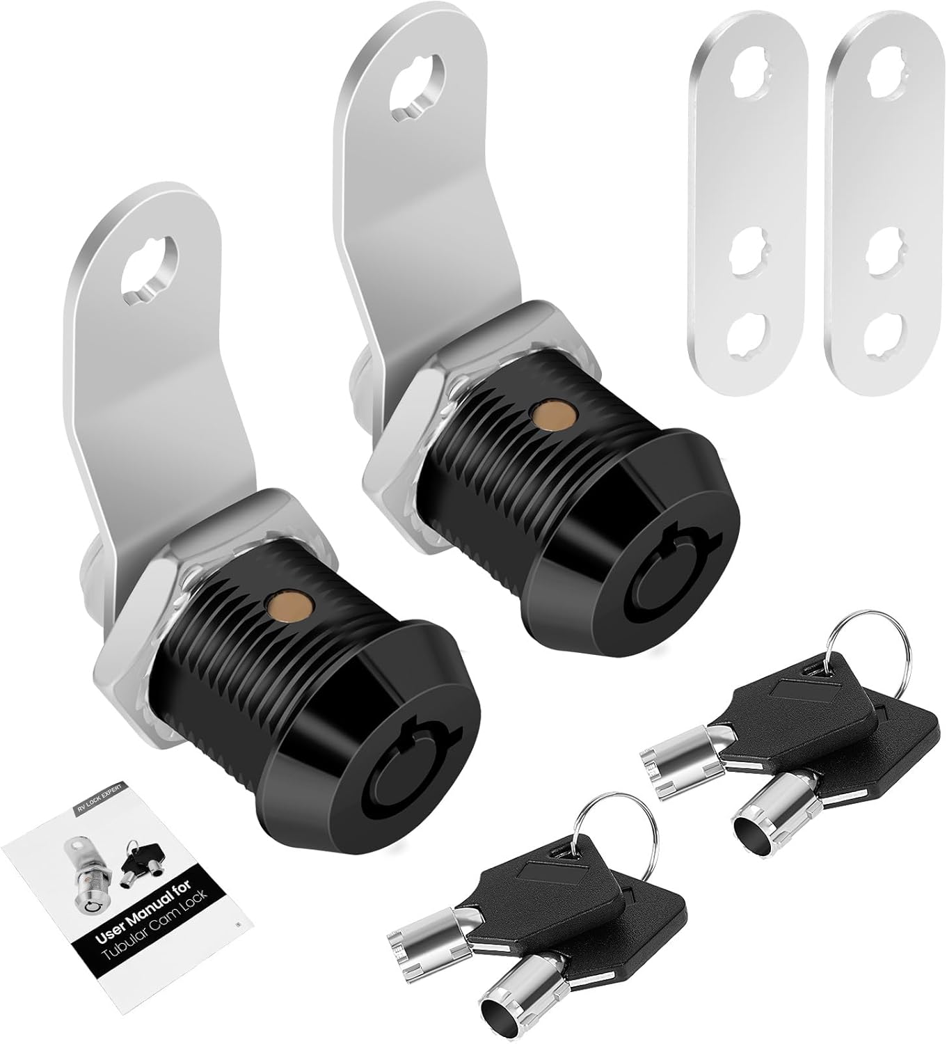 2 Pack Tool Box Lock with Keys, 5/8