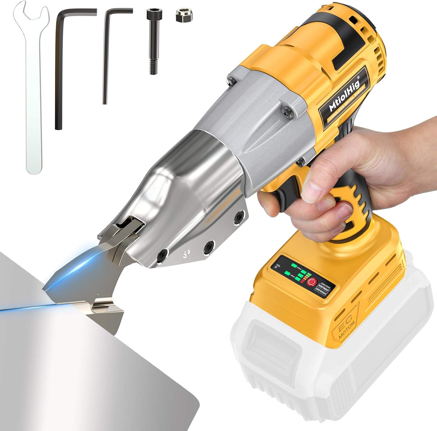 Cordless Sheet Metal Cutter: Sheet Metal Nibbler for Dewalt 20V