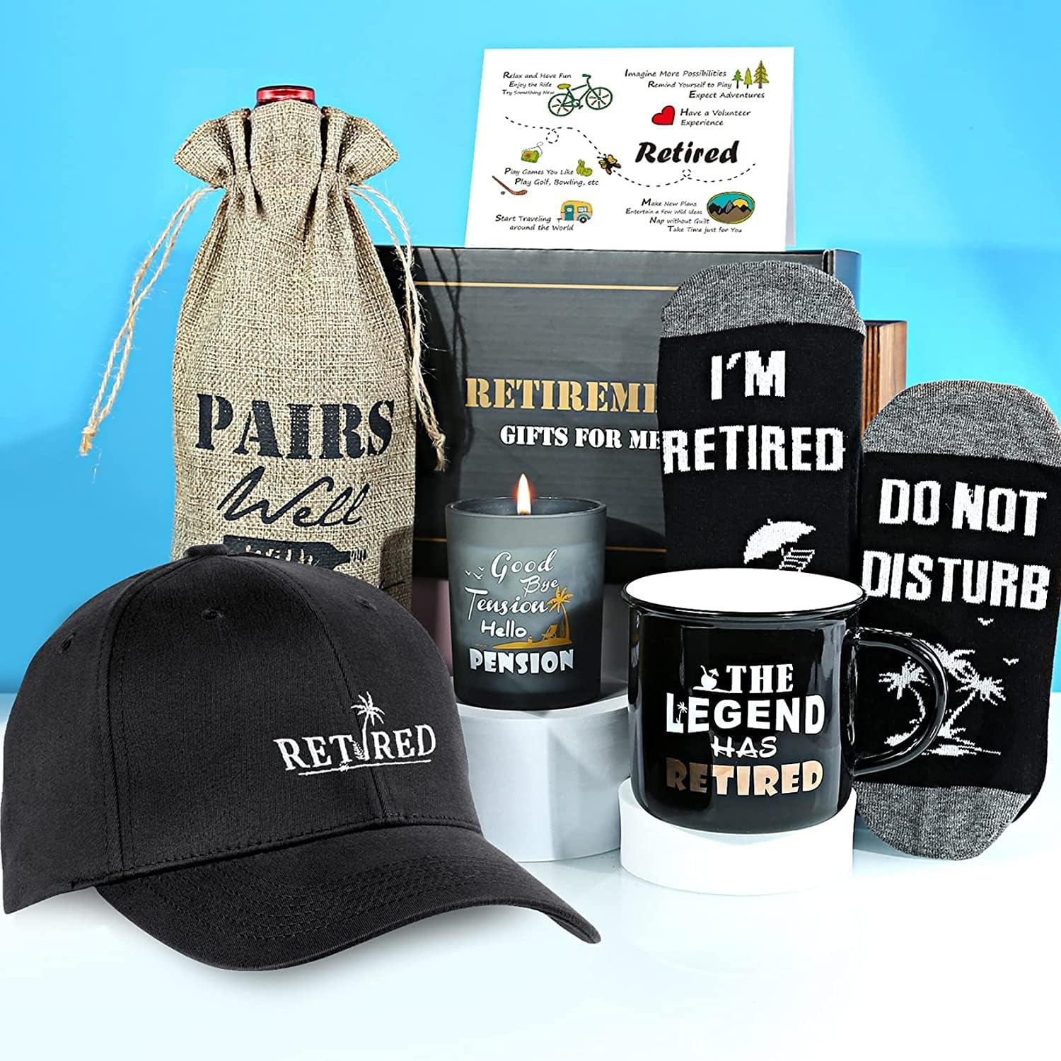 TMEOIIPY Retirement Gifts for Men Retirement Gifts for Men Coffee Mug for Ret... - Picture 2 of 13