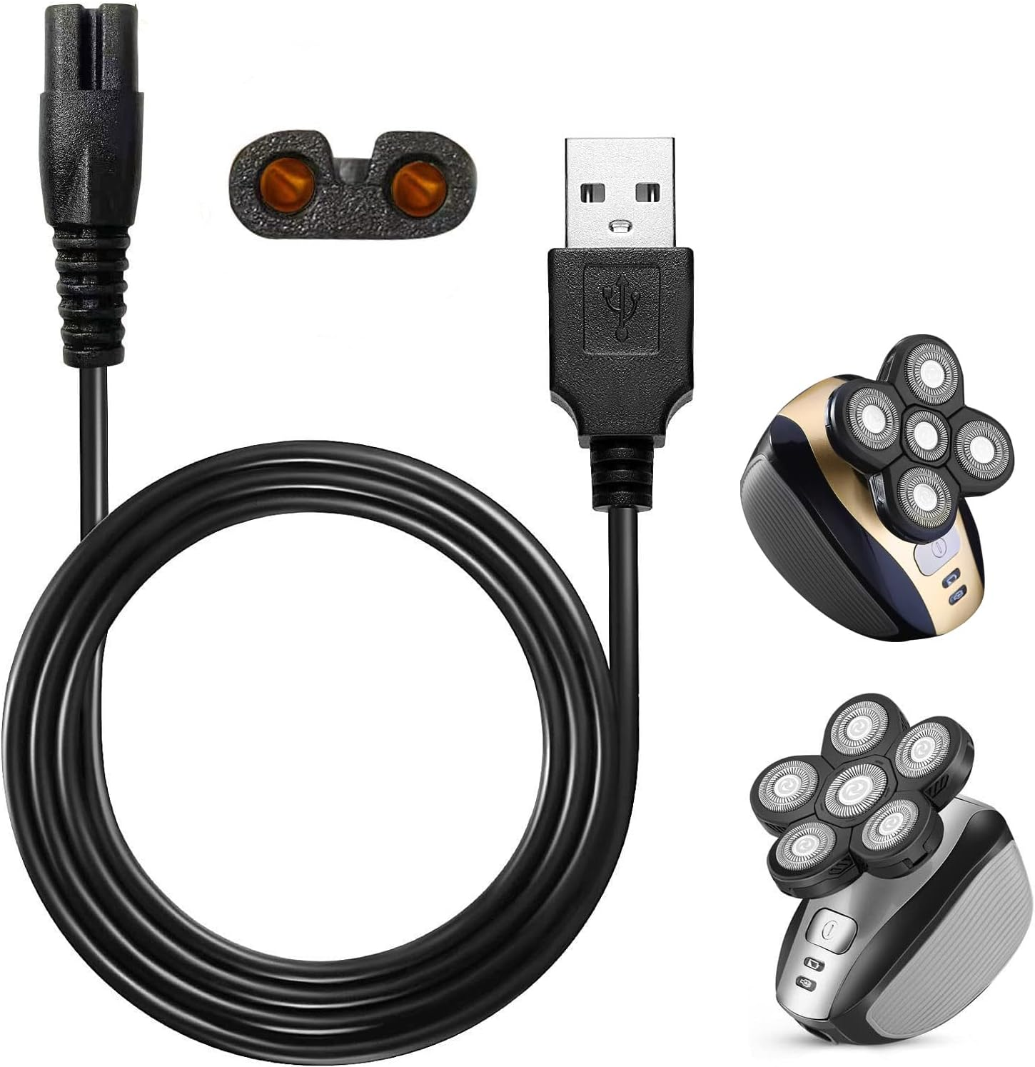 Head Shaver Charger Cord for Freedom Grooming Freebird Skull Shaver Head Shaver