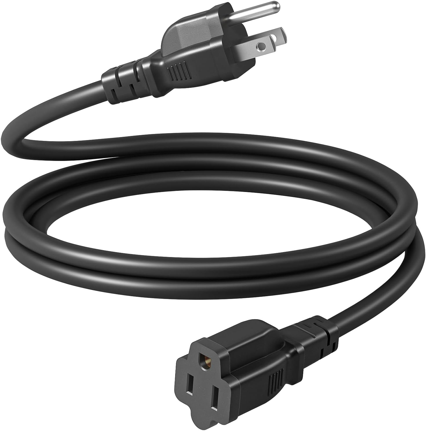 DEWENWILS Extension Cord 6 FT, 3 Prong Waterproof Extension Cable for Lights