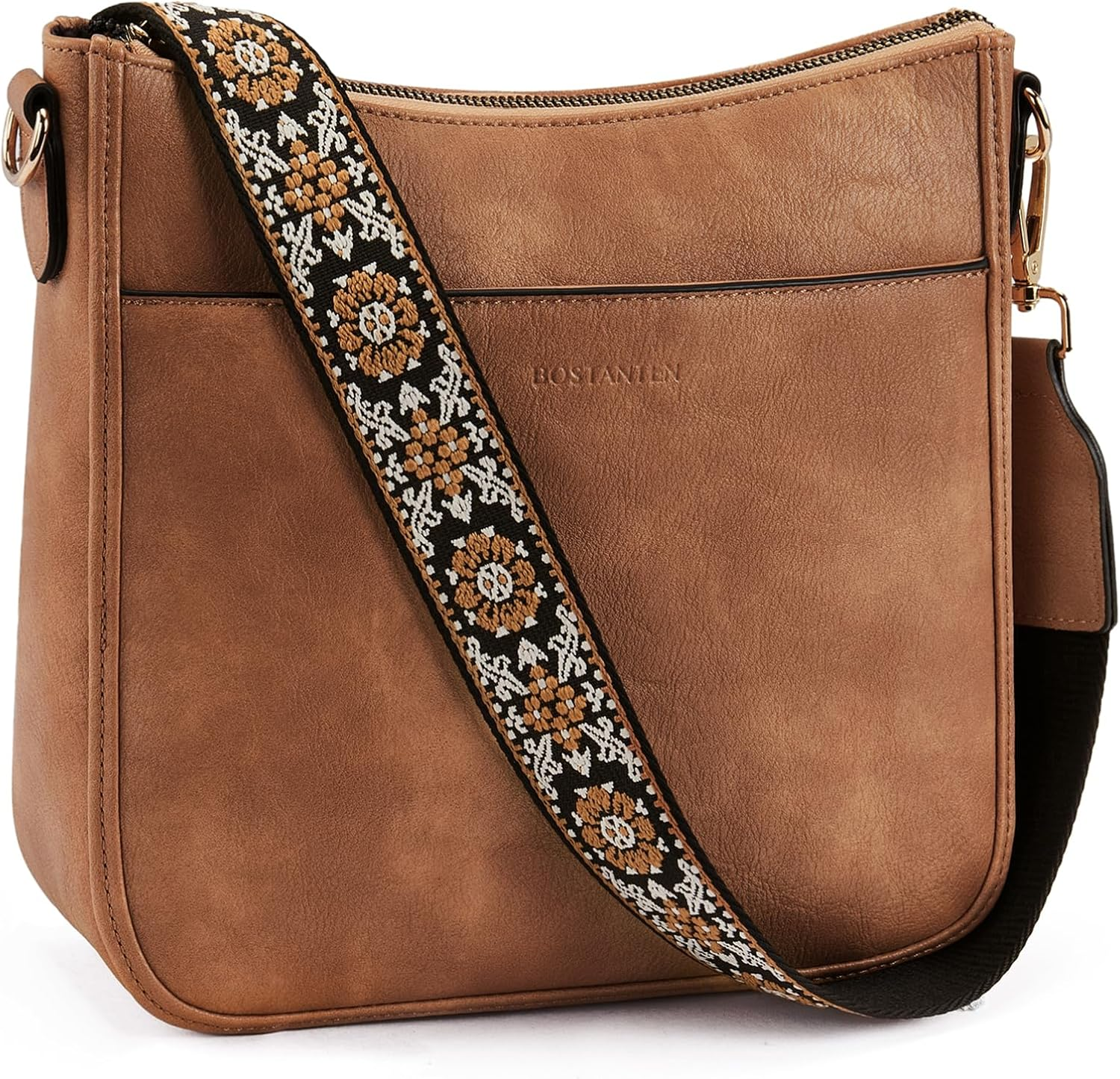 Crossbody Bags for Women Trendy Vegan Leather Hobo Purses  display picture 2