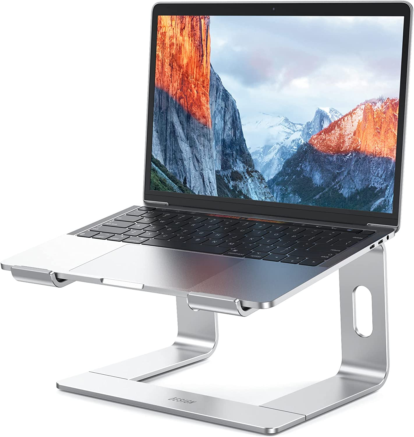 LS03 Aluminum Laptop Stand, Ergonomic Detachable Computer Stand, Riser Holder Notebook Stand Compatible with Air, Pro, Dell, HP, Lenovo More 10-15.6