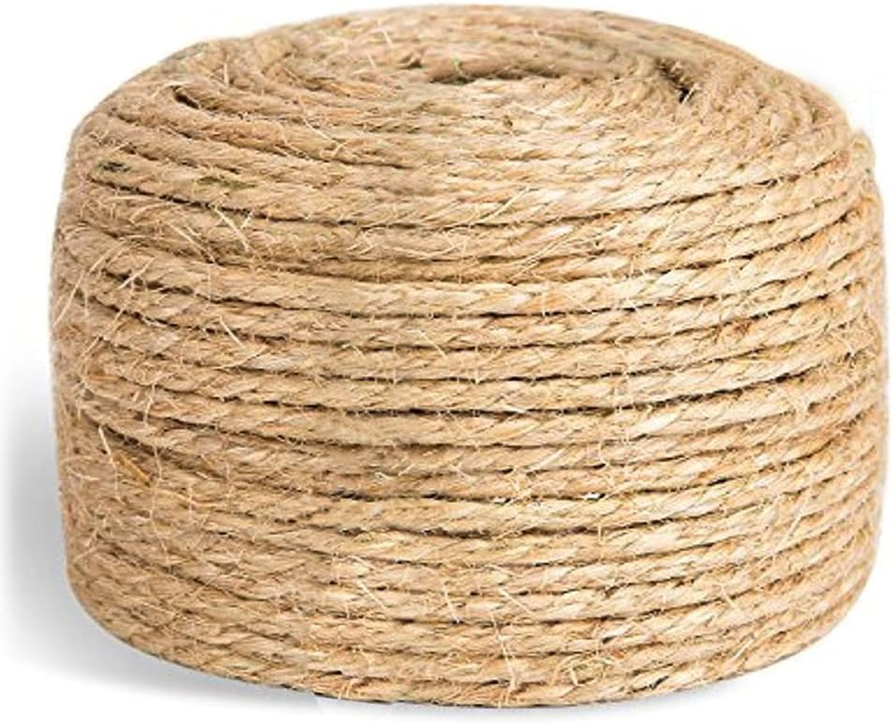 Sisal Rope for Cat Tree Repairing 66 FT, 1/4 inch (6mm) Diameter Sisal Rope f... - Picture 2 of 15