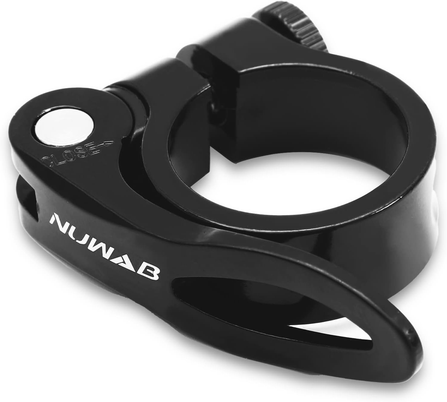 NUWAB Premium Bike Seat Post Clamp, Bike Quick Release Seatpost Collar with Aluminium Alloy, 31.8Mm Bike Seat Clamp