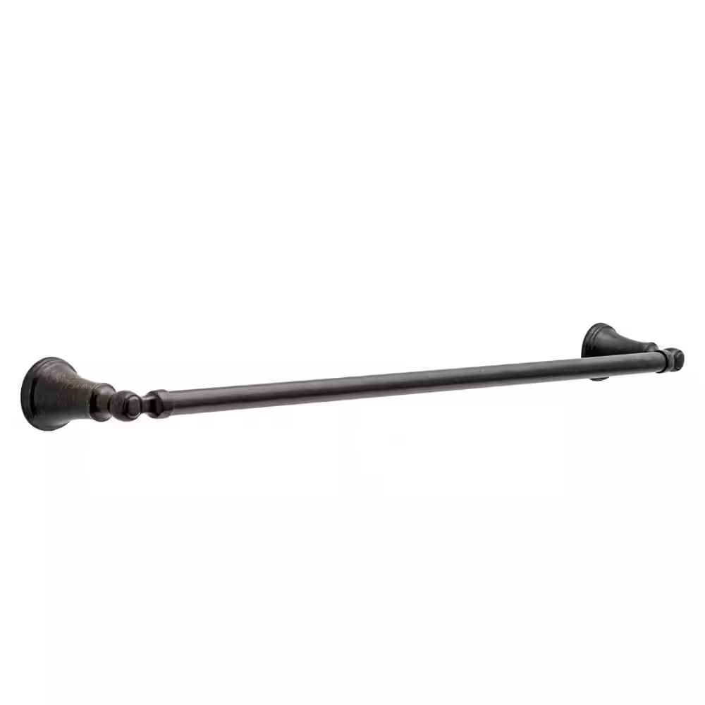 Woodhurst 24 In. Wall Mount Towel Bar Bath Hardware Accessory in Venetian Bronze