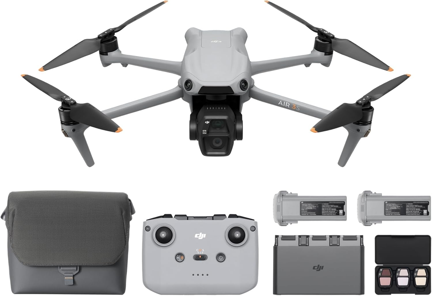 DJI Air 3S Fly More Combo (RC 2 Screen Remote Controller), Drone with 1" CMOS... - Picture 10 of 13