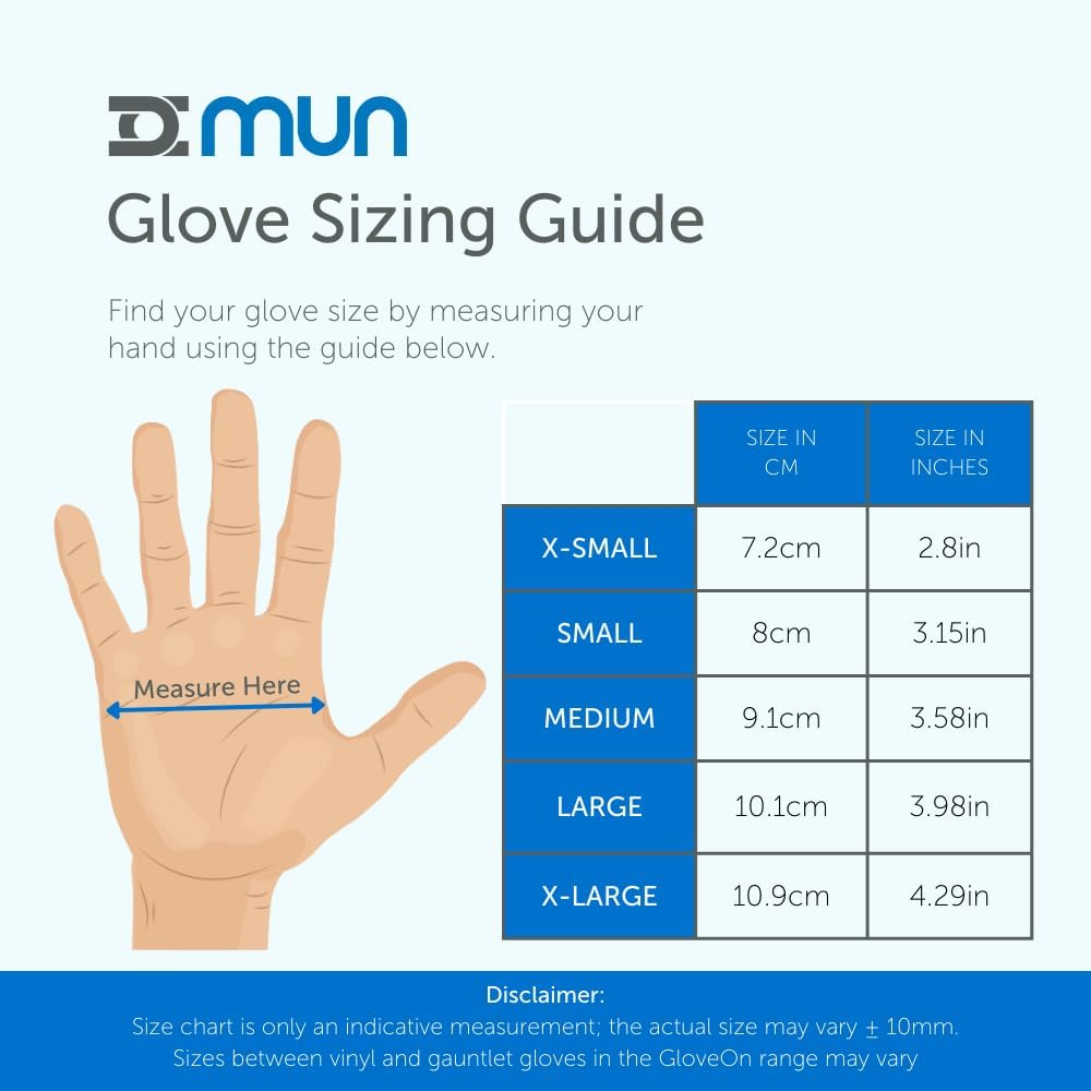 GloveOn Coats Nitrile Gloves, Powder-Free, Latex-Free, Medical Grade, Colloid... - Picture 5 of 17