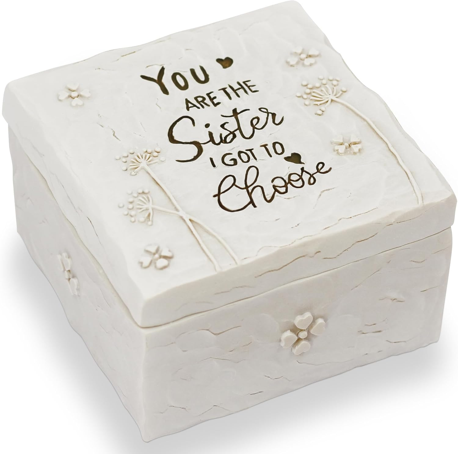 Gifts for Friends - Friend Gifts for Women, Friend Christmas Birthday Gifts for Friends - You'Re the Sister I Got to Choose - Sister Gifts from Sister, Friendship Hand-Painted Keepsake Box
