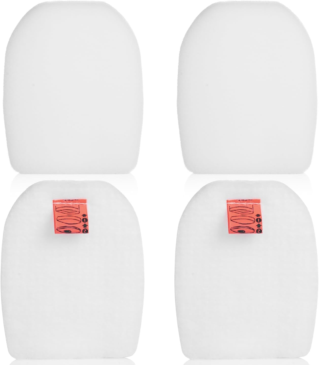 IZ862H UZ565H Filters (2 Felt and 2 Foam Filters) for Shark Stratos Cordless Duoclean Powerfins Hairpro Vacuum IZ562H UZ865H IZ540H IZ840H IZ800 IZ862H, Replacement Part XFFKIZ700