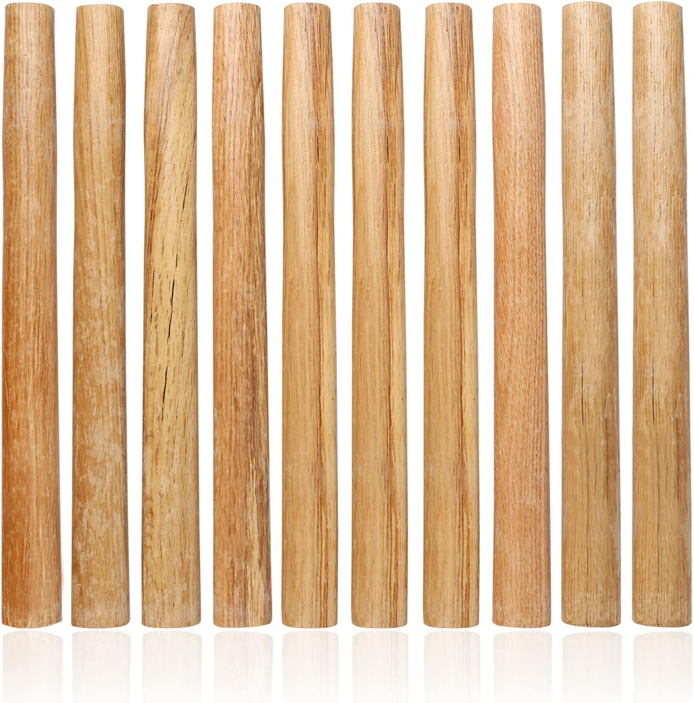 Wood Hammer Handle 10 Pack Replacement Hammer Handles Easy to Install Durable...